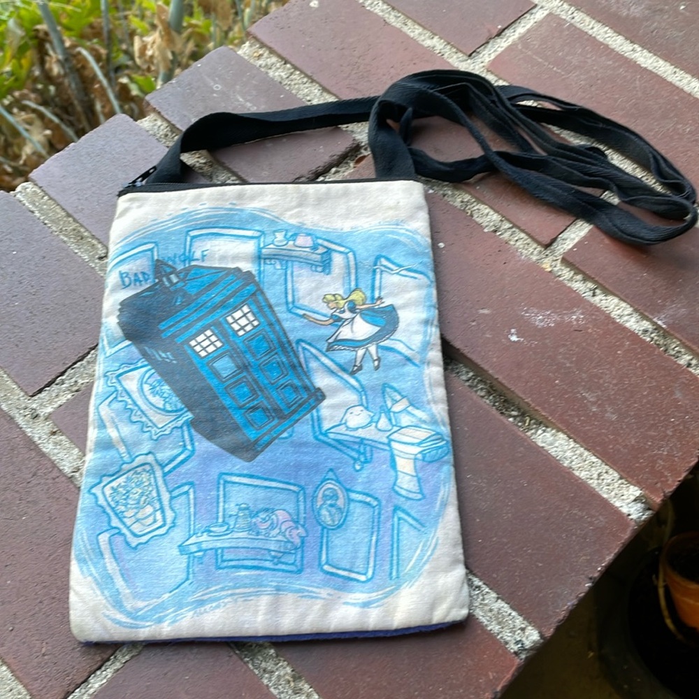 Alice in Wonderland/Dr. Who Mash Up Bag